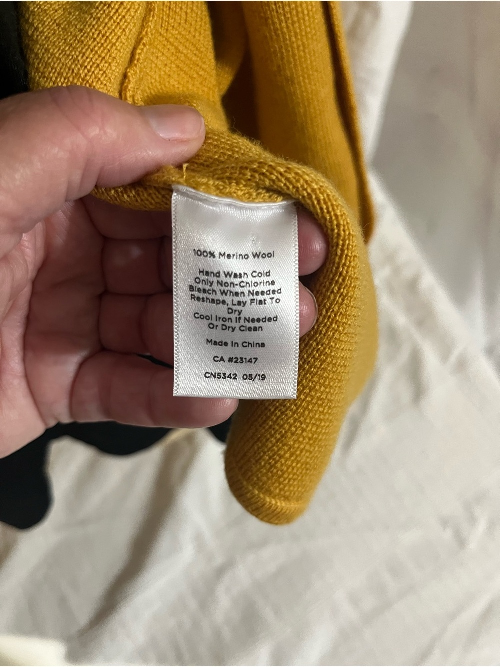 Talbots Mustard Knit Blazer with Patch Pockets - Picture 4 of 5